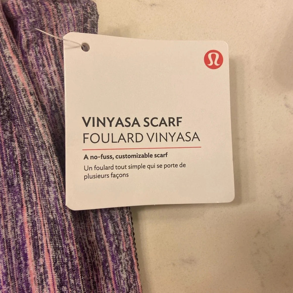 Lululemon Vinyasa Scarf Space Dye Camo Berry Pink One Size - Picture 6 of 7